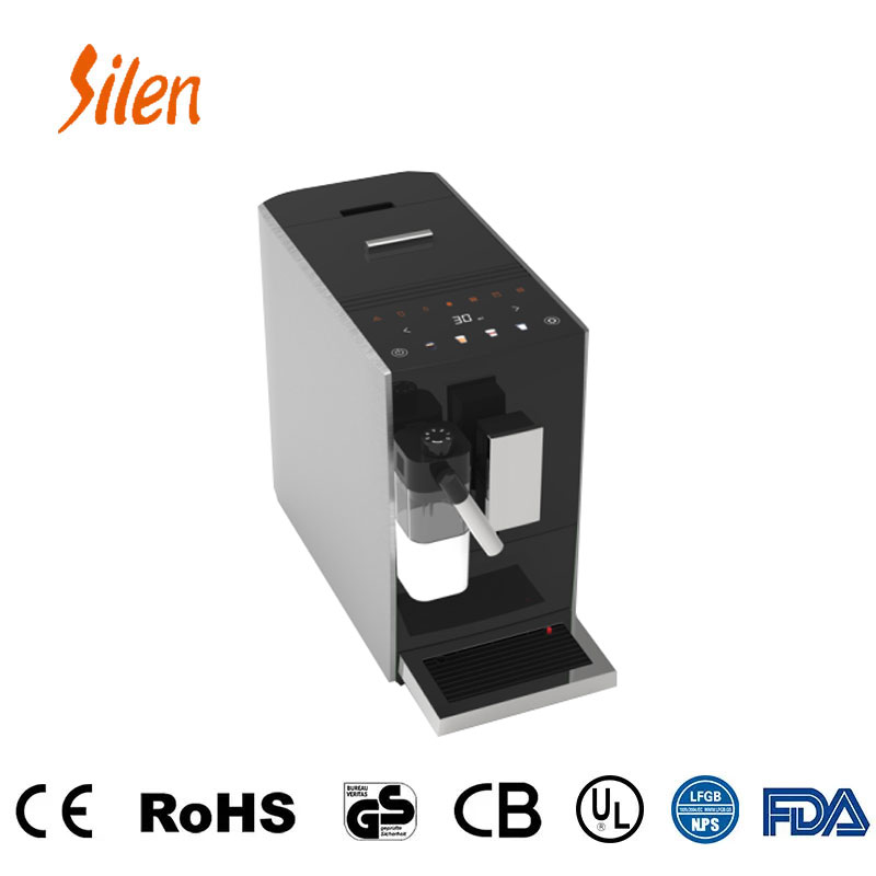 Máy pha cà phê hoàn toàn tự động với máy tạo bọt sữa tự động